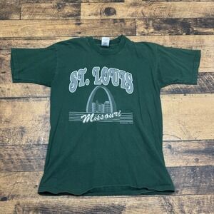 Fruit of the Loom St. Louis Missouri Graphic Tee‎ Casual Cotton L READ